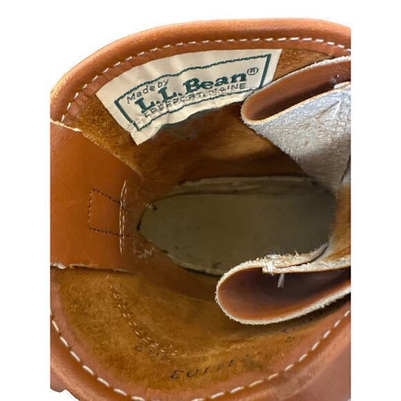 LL Bean Women’s Bean Boots in Tan and Brown Size 7 - Picture 5 of 7